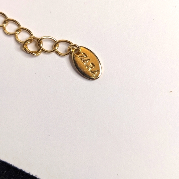 Zara Gold-Tone Paperclip Chain Necklace - Picture 7 of 7